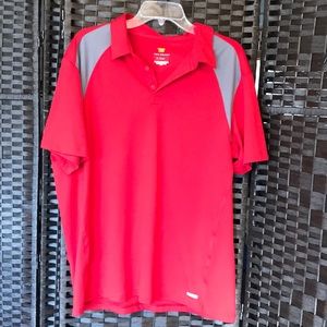 Red polo t shirt
